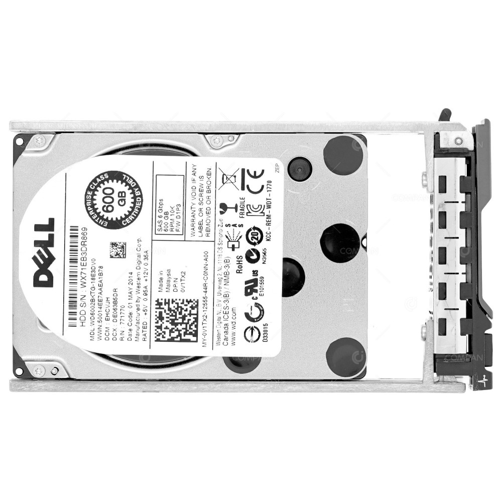 V1TX2 DELL HDD 600GB 10K SAS 6G 2.5" SFF HOT-SWAP